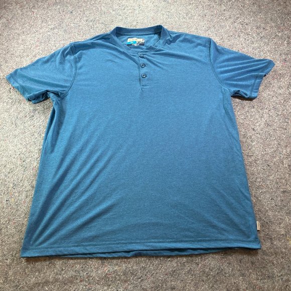 Magellan Outdoors Other - Magellan Outdoors T-Shirt Mens Size Adult XL Blue Buttons Short Sleeve